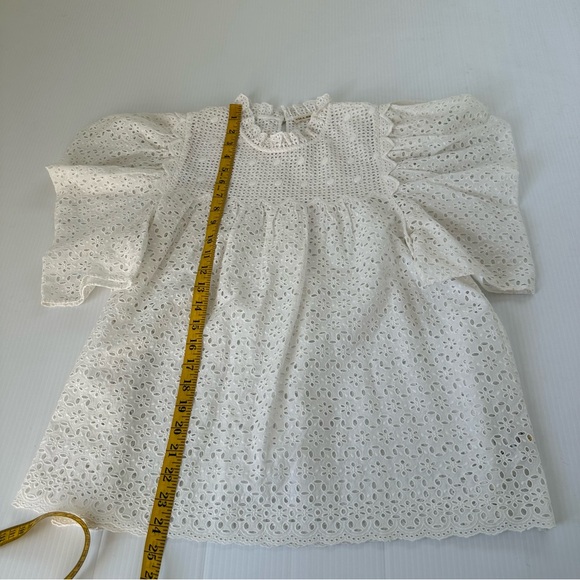 Ulla Johnson Mae Top White, 8 - Picture 7 of 12